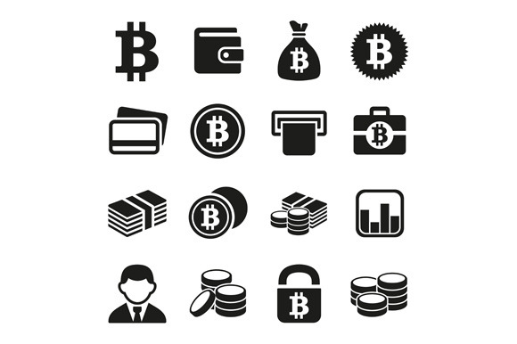 Bitcoin Icons Set