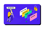 Isometric Presentation, a Presentation Template by MNML Agency (Thumbnail 9 of 22)