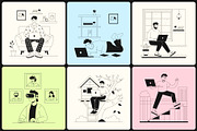 Freelance Vector Illustration Set, an Object Graphic by Brickclay (Thumbnail 6 of 10)
