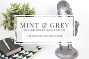 Mint and Grey Styled Stock Photos, a Business Photo by Pixels & Design (Thumbnail 1 of 8)