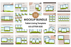 Digital Tablet Mockup Templates, an iPad Mockup by NoemieDesigns