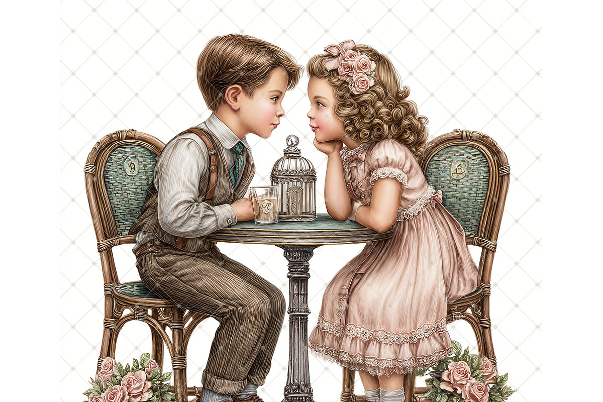 Romance Time Clipart JPG, a Person Illustration by Memories By Lea (Photo 7 of 20)
