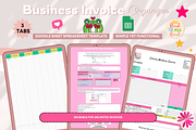 Business Invoice Organizer Sheets, a Stationery Template by bellaROSEworkshop (Thumbnail 5 of 6)