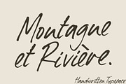 Montagne et Rivière, a Handwritten Font by VASTARD STUDIO (Thumbnail 1 of 12)