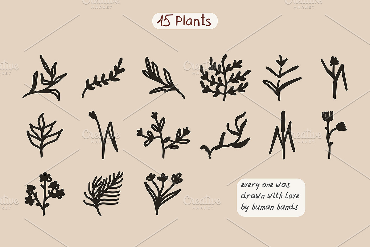 296 FOLK POTTERY CLIPARTS MYSTIC SET, an Object Illustration by JuDesign (Photo 8 of 24)
