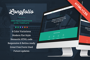 Longfolio HTML template