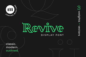 Revive Display Font