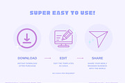 Y2K Branding Starter Kit Templates, a Branding & Logo Template by Hell Yeah Designs (Thumbnail 3 of 20)
