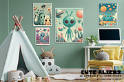Cute Aliens, a Decorative Illustration by Digital Art Creations (Thumbnail 7 of 7)