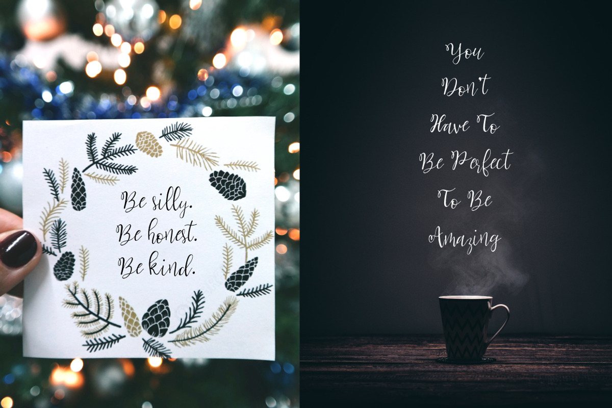 Bellahana Script Font preview 7