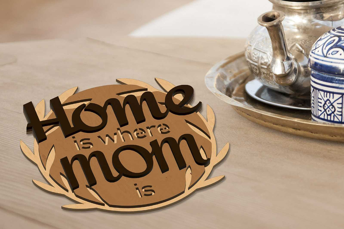 Mother's Day SET Multilayer Panels, a Templates & Theme by LaserCutano (Photo 6 of 11)
