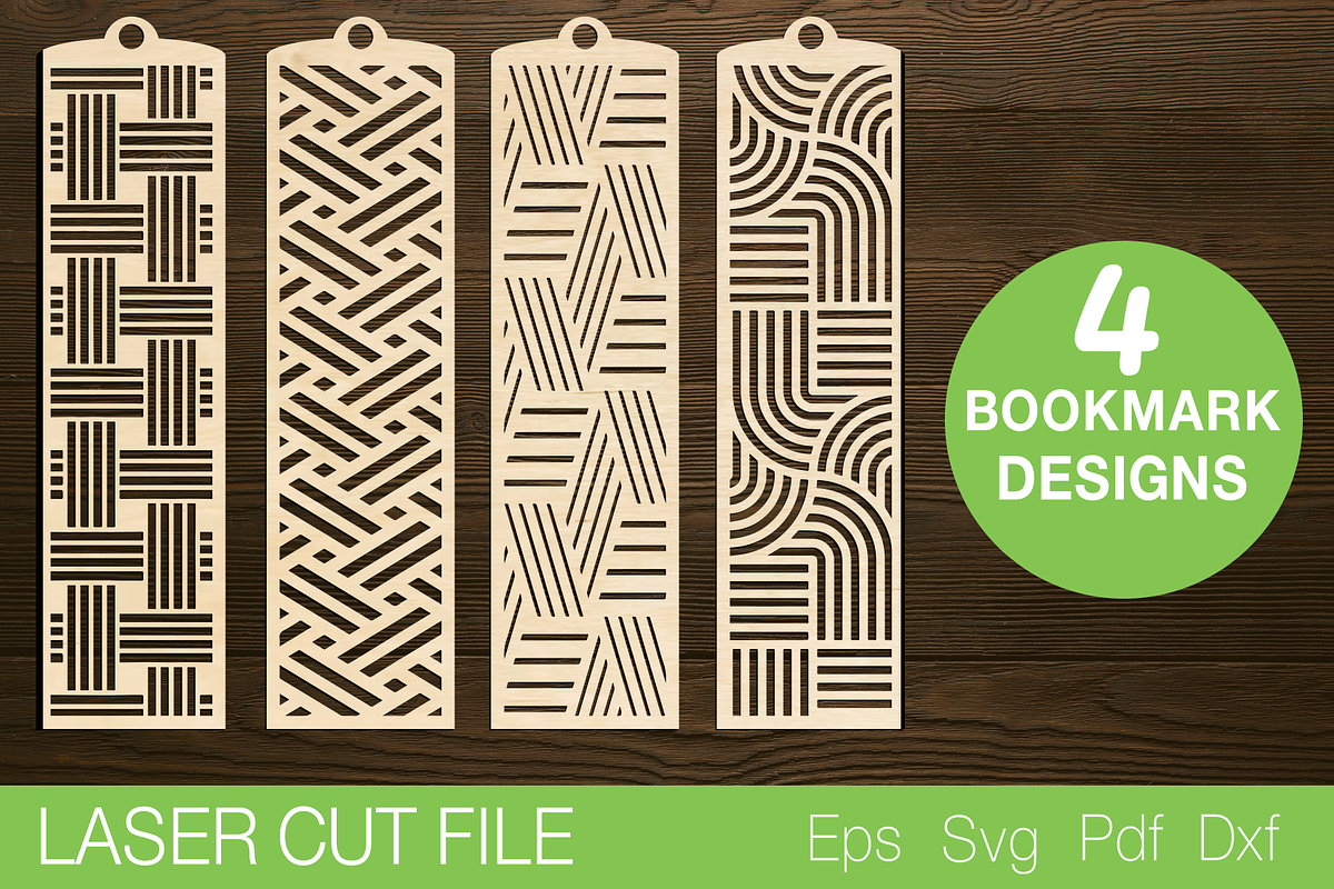 Bookmark Laser Cut SVG, a Templates & Theme by Lerina Art (Photo 1 of 3)