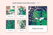 Textured hand drawn cards set, a Texture Graphic by Good Studio (Thumbnail 1 of 15)