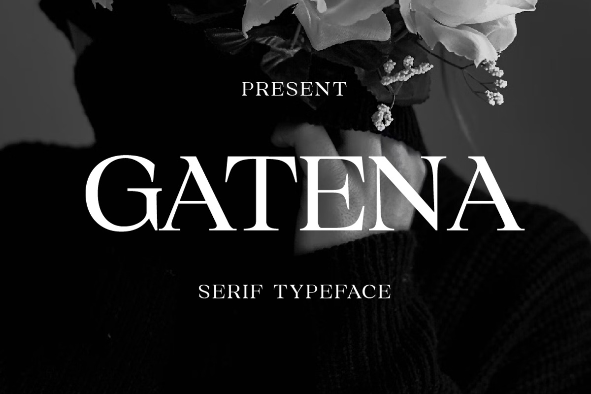 Gatena Serif Modern, a Serif Font by Yukita Creative (Photo 1 of 10)