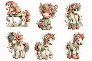Whimsical summer Horse clipart, an Illustration by Designworld (Thumbnail 3 of 5)