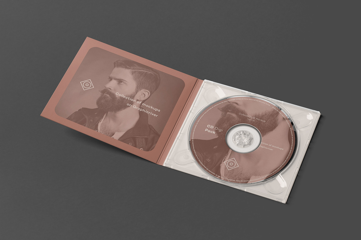 CD Digi Pack Mock-up 2, a Packaging Mockup by Yogurt86 (Photo 8 of 15)