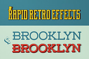 Retrohat™ Graphic Styles, a Layer Style Add-On by Layerform Design Co. (Thumbnail 2 of 5)