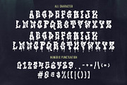 Luicoob Dripping Horror Display Font, a Handwritten Font by Maulana Creative (Thumbnail 7 of 7)