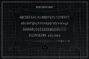 Acid Goth Font Family