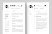 Resume/CV Template | Word & InDesign, a Resume Template by HiveArts (Thumbnail 2 of 6)