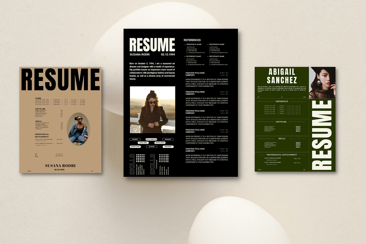Resume Kit - Canva template, a Resume Template by Prodesign (Photo 5 of 6)