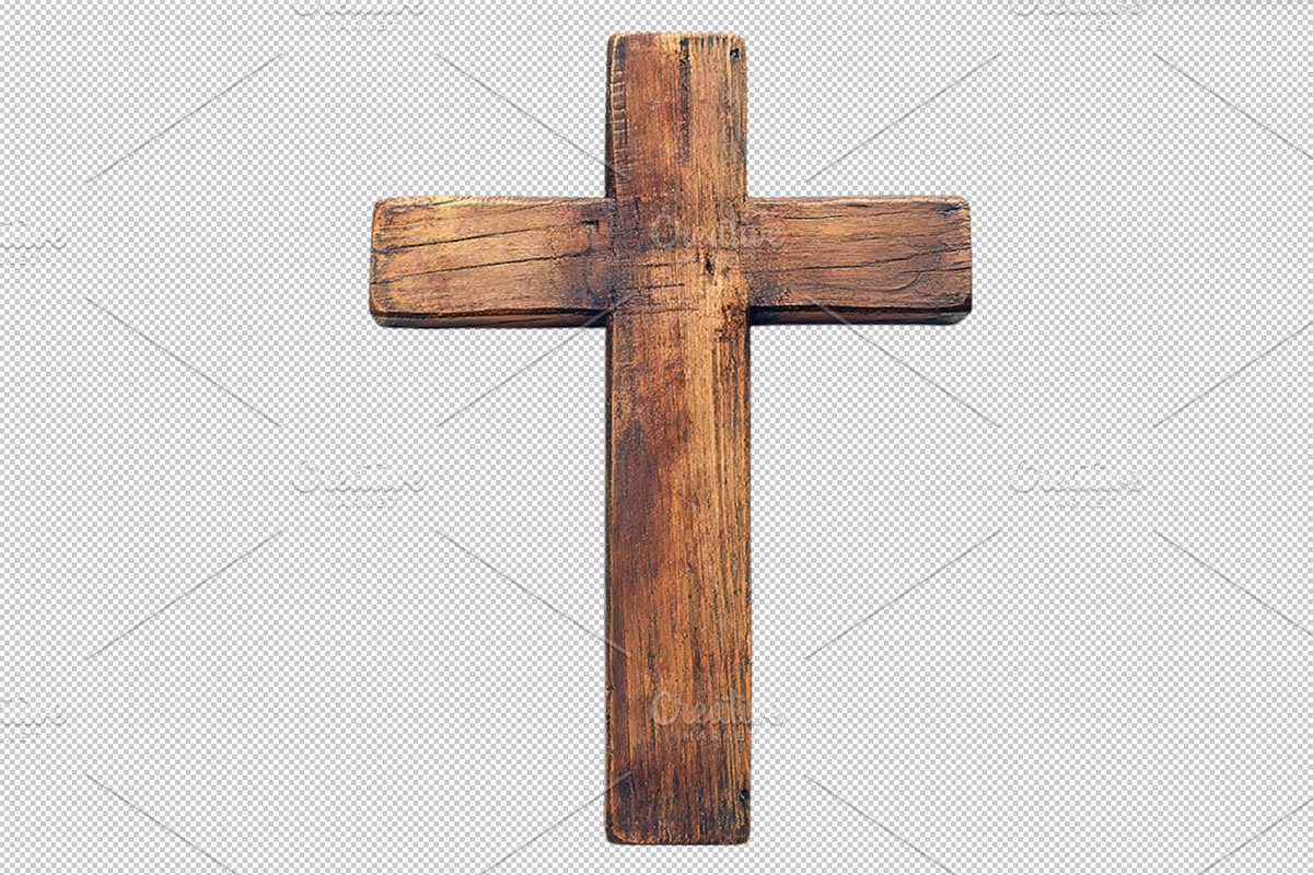Wooden Cross PNG, an Object Graphic by VetalStock (Photo 7 of 8)