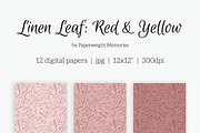 48 Digital Papers - Linen Leaf 12x12, a Pattern Graphic by Paperweight Memories (Thumbnail 3 of 5)