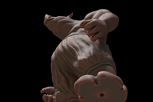 Rhino Character 3d-print Model