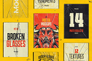 Broken Glass Textures & Mockups, a Texture Graphic by Mocku (Thumbnail 4 of 16)