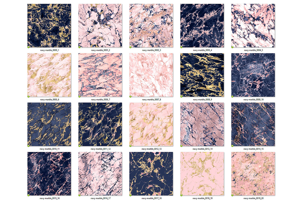Blush and Navy Marble Digital Paper, a Texture Graphic by Digital Curio (Photo 4 of 4)