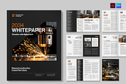 Whitepaper Template, a Brochure Template by BrandPacks (Thumbnail 1 of 5)