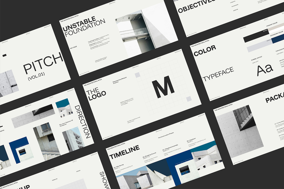 PITCH DECK Architectural Brand, a Presentation Template by Moduclave Studio (Photo 3 of 5)