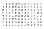 HR, Teamwork & Workplace Line Icons, an Outline Icon by gstudiovect21 (Thumbnail 3 of 5)