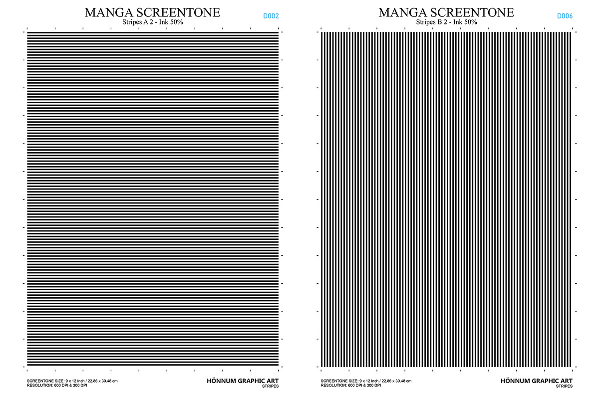 Screentones Collection 4 - Stripes, a Background Graphic by Honnum Graphic Art (Photo 3 of 9)
