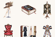 Watercolor Halloween Clipart Bundle, a Seasonal Illustration by BusyDaydesign (Thumbnail 3 of 9)