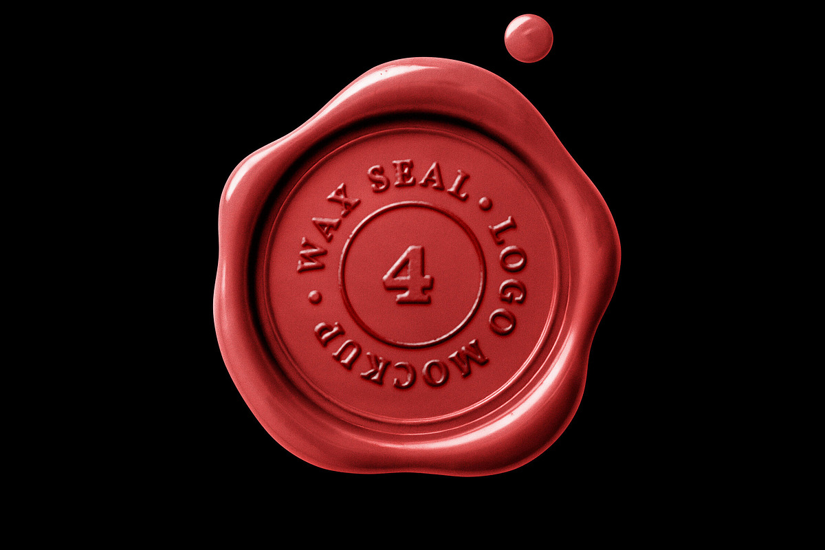 Wax Seal Logo Mockups, a Pens & Pencil Mockup by Design Squad (Photo 5 of 8)