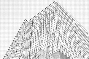 Architecture Sketch Photoshop Effect