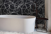 White Tangled Lines, a Background Graphic by MalyskaStudio (Thumbnail 9 of 9)