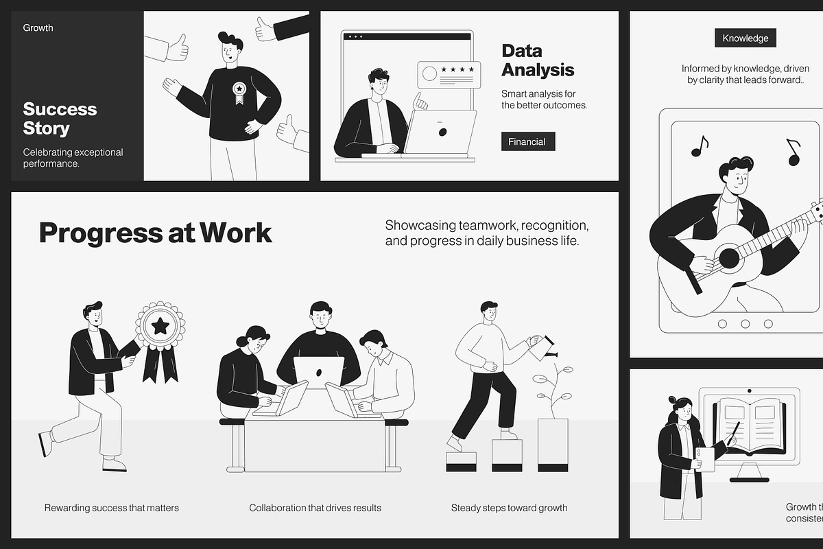 Knowledge and Growth Illustration, an Education Illustration by Creative Stall (Photo 4 of 13)