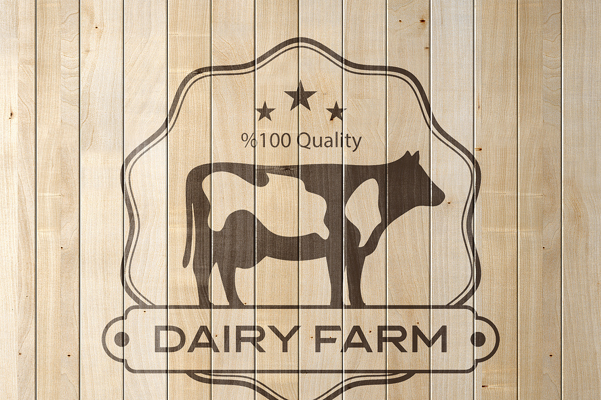 Dairy Farm Logo Design, a Branding & Logo Template by YUDesignStore (Photo 3 of 7)
