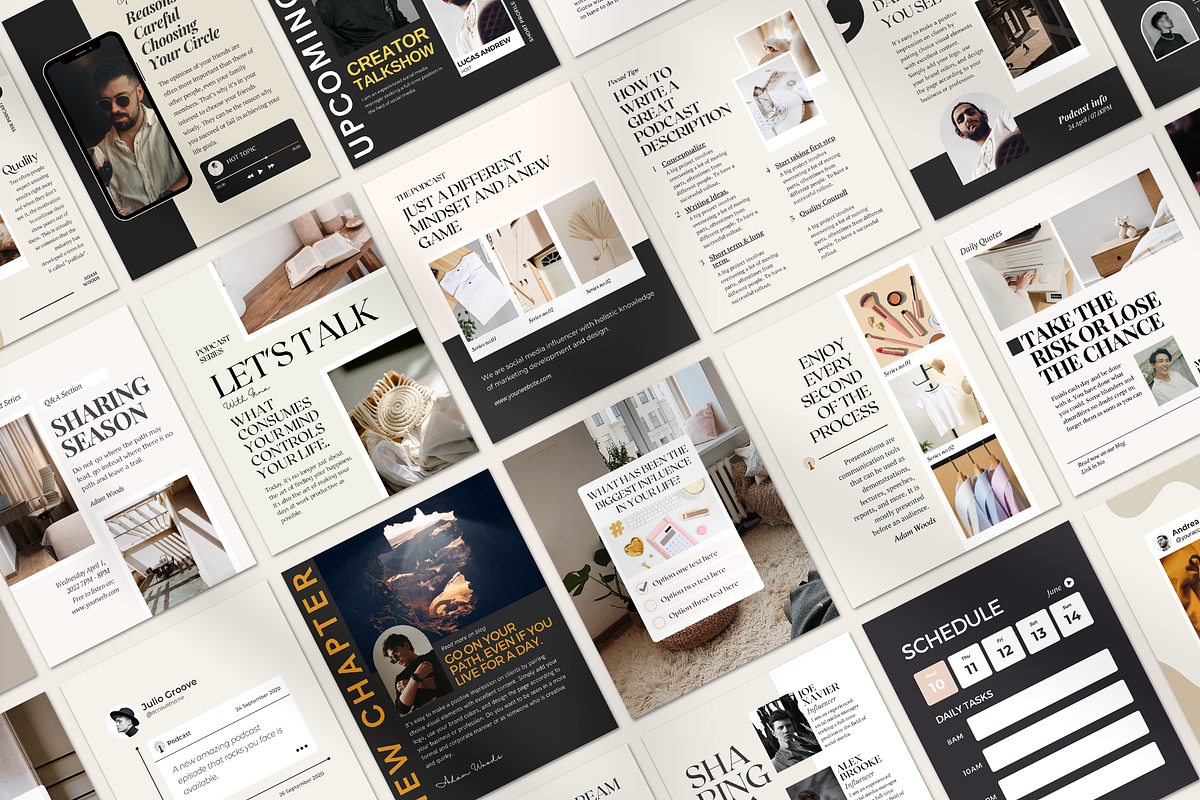 Instagram Podcast Expert CANVA, a Social Media Template by Analogi Studio (Photo 13 of 16)