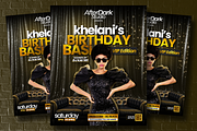 Luxury DJ birthday bash flyer Psd, a Social Media Template by AfterDark Studio (Thumbnail 1 of 3)