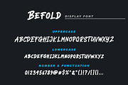 Befold - Display Font, a Font by Weape Studio (Thumbnail 7 of 7)