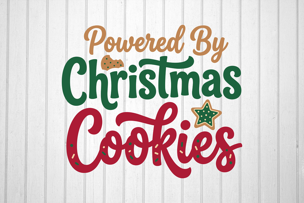 Powered by Christmas Cookies, an Object Graphic by T-shirt Pond (Photo 2 of 3)