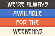 CS Lempo – Art Deco Font, a Sans Serif Font by Craft Supply Co. (Thumbnail 4 of 8)