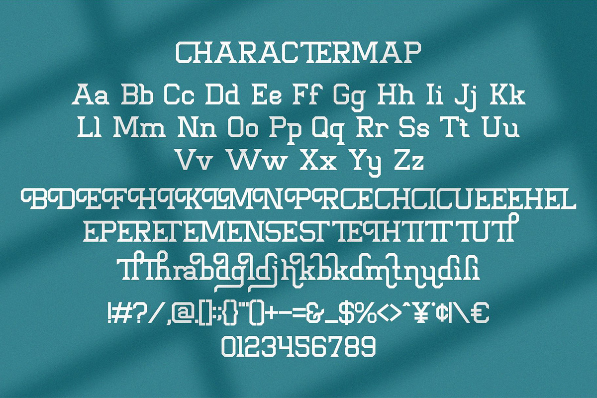 Theroce || Modern Slab Serif Font, a Slab Serif Font by Ermedia Studio (Photo 10 of 10)
