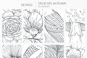 Delicate Autumn Collection, a Seasonal Illustration by GVGraphics (Thumbnail 7 of 15)
