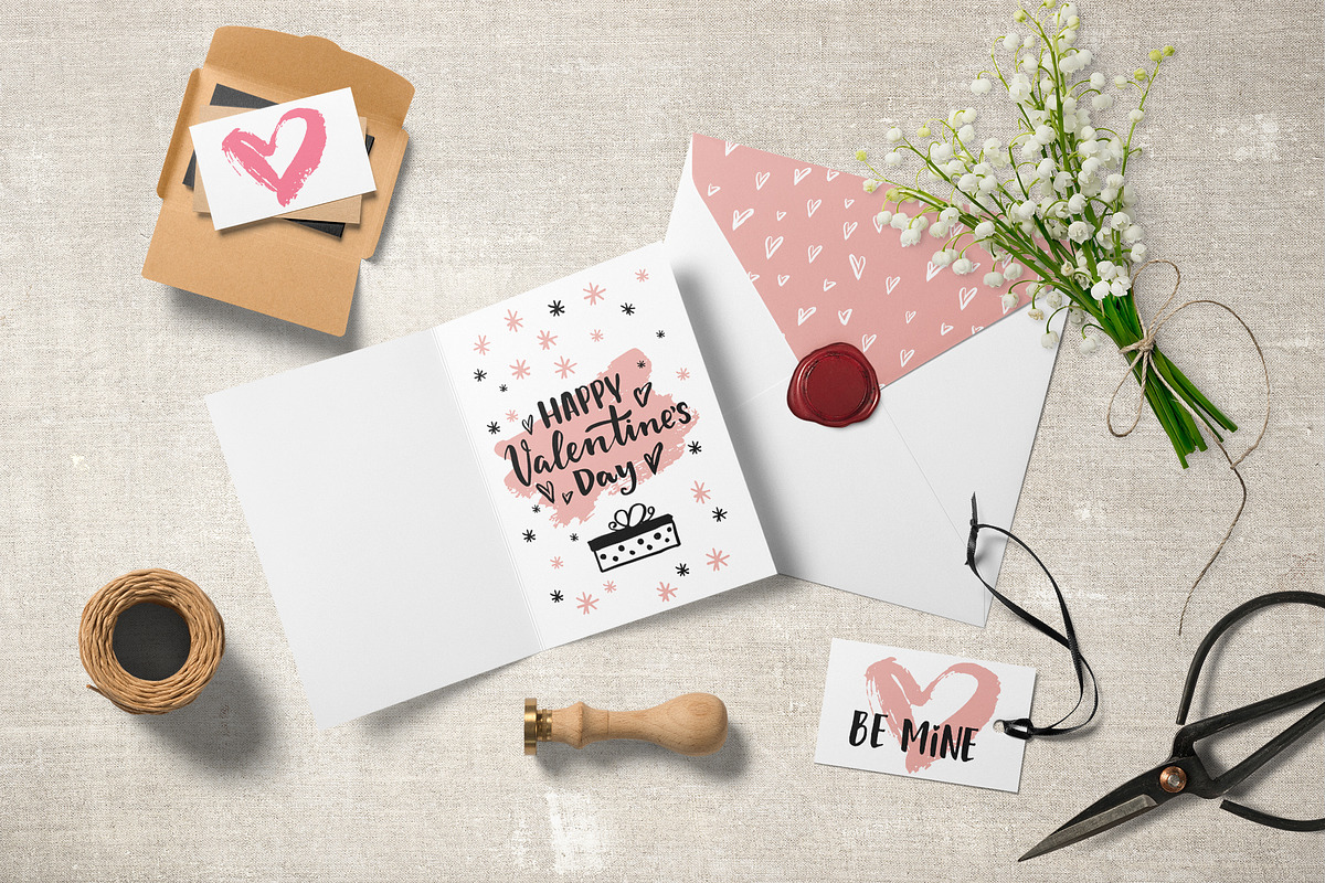Valentine's Day cards bundle, a Texture Illustration by Cozy pattern shop (Photo 7 of 8)