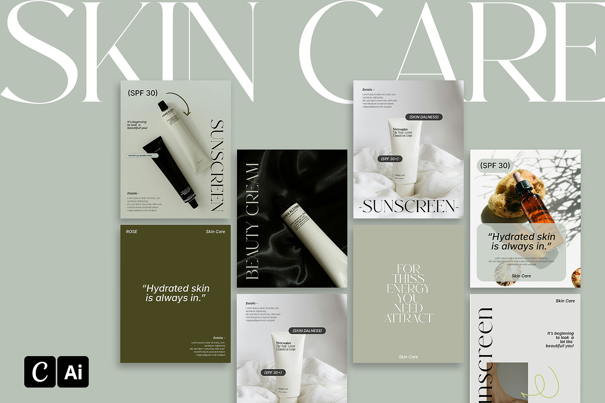 ROSE - Social Media Kit, a Social Media Template by Templeste (Photo 3 of 4)