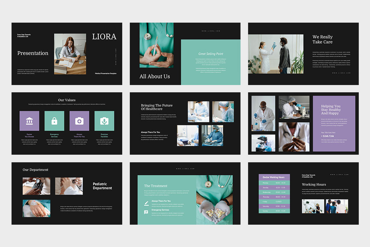 Liora : Medical Google Slides, a Presentation Template by Punkl Camp (Photo 6 of 9)
